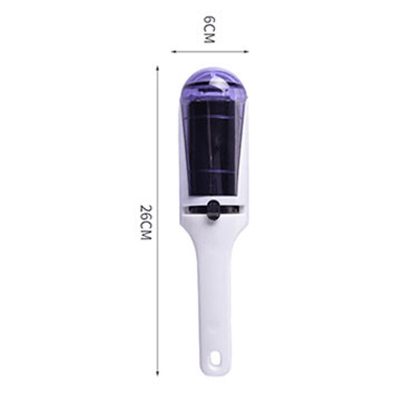 Lot De 2 Brosses électrostatiques Anti-poils D'animaux - Double Face, Portable Pour Vêtements, Canapé, Maison Et Voyage - 6
