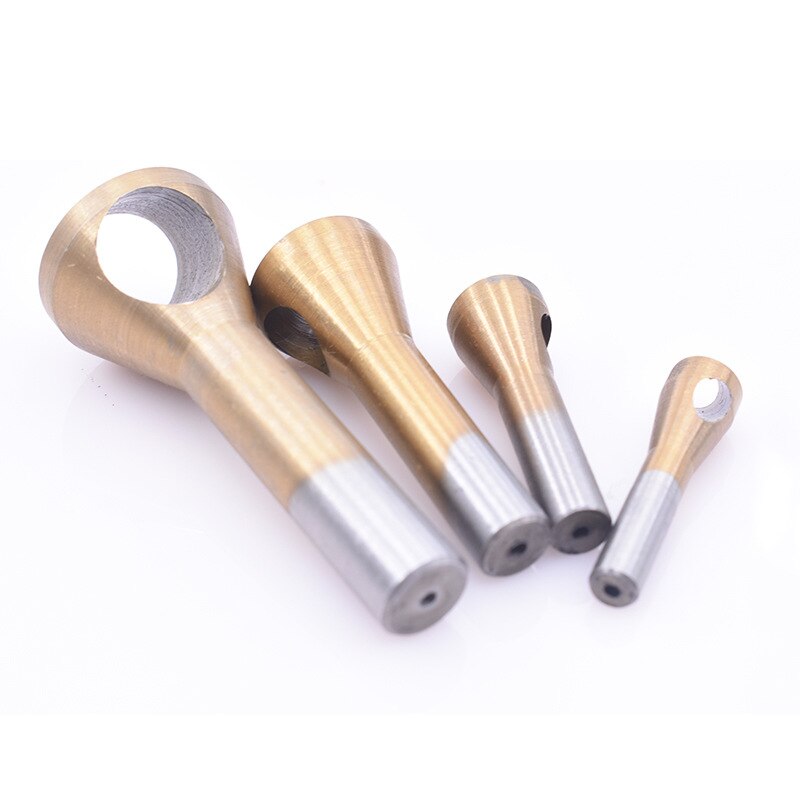Practical 4pcs Titanium Coated Countersink Deburring Bits Chamfer Tool 70938