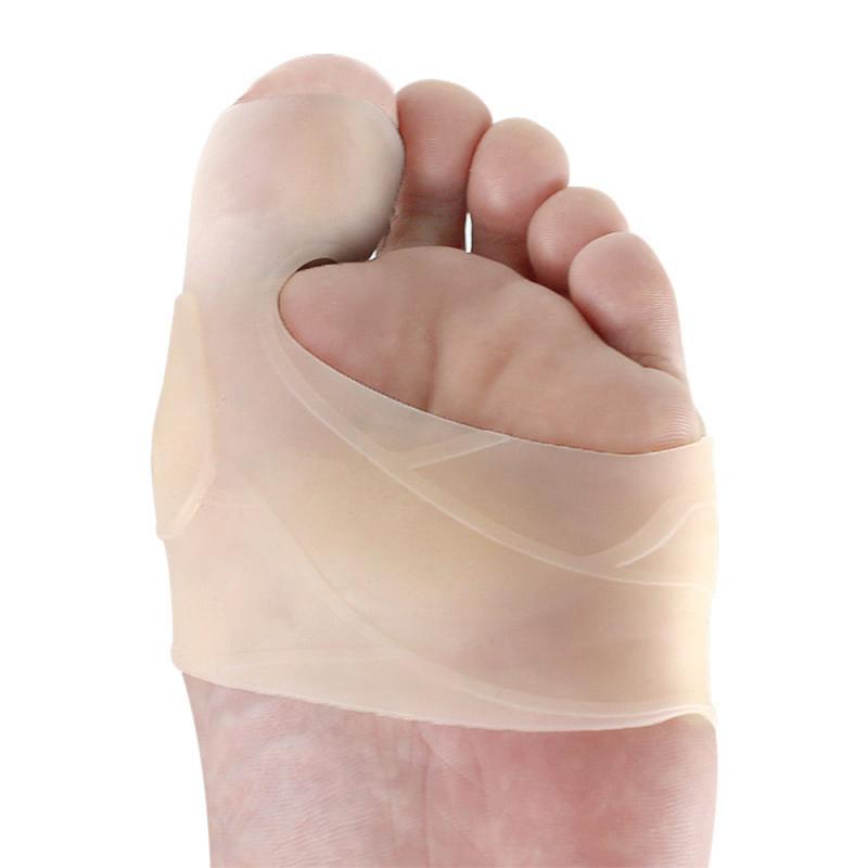 Isovarvas päällekkäisyys silikoni hallux valgus korjain varpaan erottimet nuppi korjaimet jalka sormi halkaisija varpaan suoja ortoosi