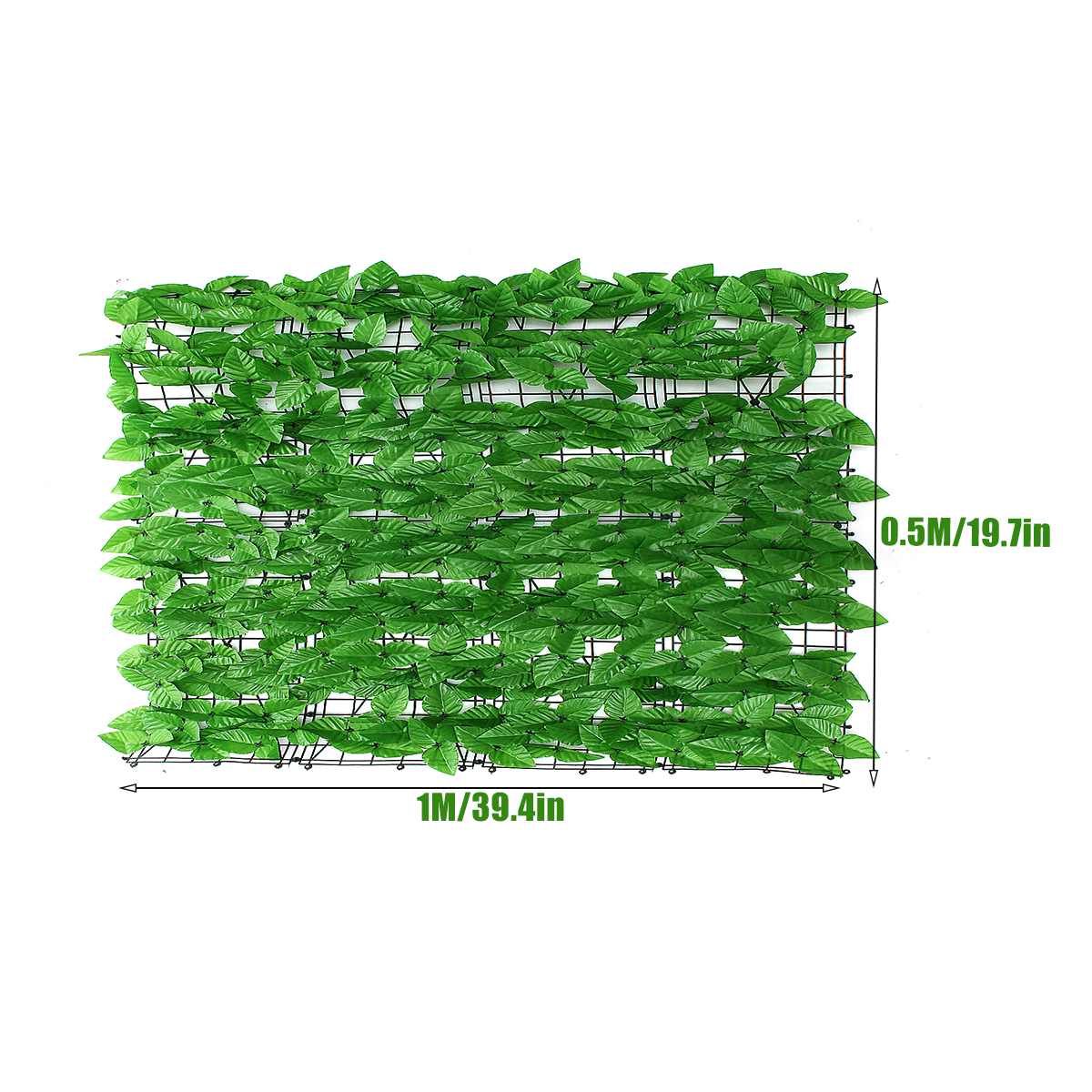 Porta de parafusos artificiais 100*100/50cm, jardim, planta, cerca, tela de privacidade, para trás, decoração para casa, paredes verdes cerca para jardim: 1x0.5M Green Laurel