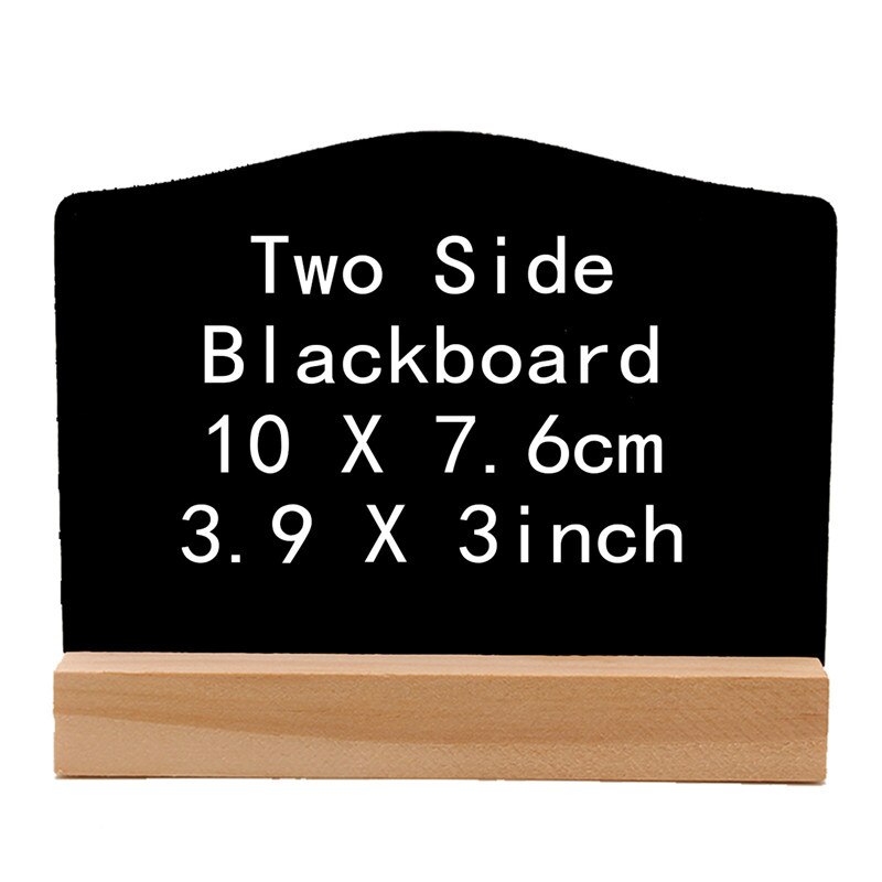 AMANMAN 40 Stück Mini Holz Tafel Mit 2 Löschbar Kreidemarker Kleine