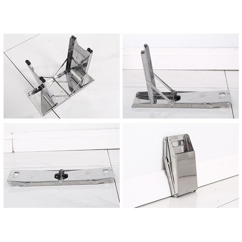 Folding Rvs Mini Viskrukje Picknick Stoel Tuin Kruk Draagbare Wandelen Strand Reizen
