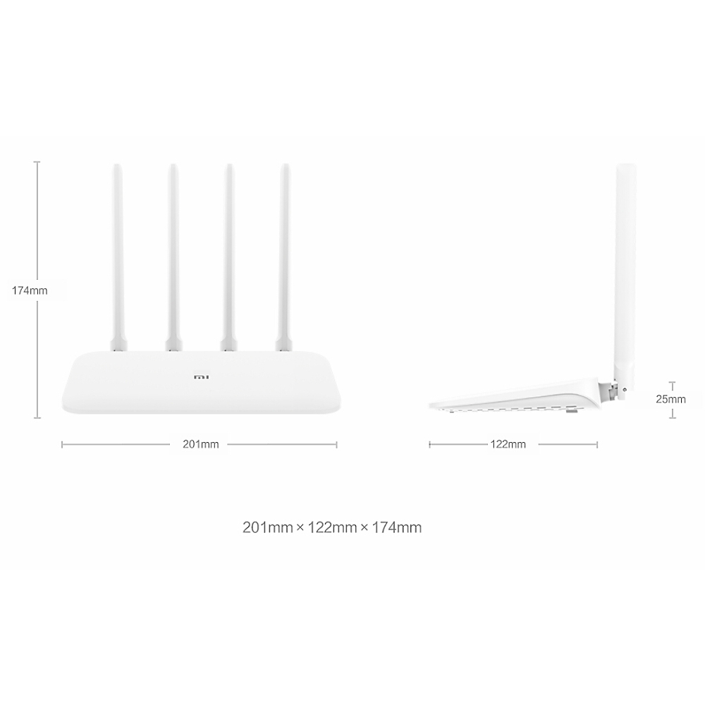 Xiaomi Mi Router 4A/4A Gigabit Version 100M/1000M 2.4GHz 5GHz WiFi 1167Mbps WiFi Repeater 128MB DDR3 4 Antennas Network Extender