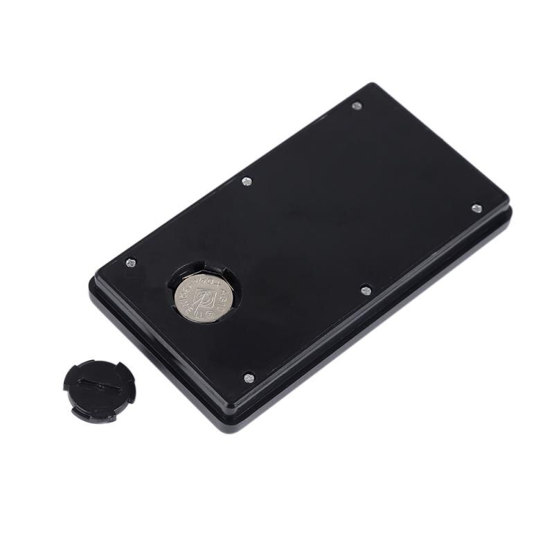 Car Goods Dashboard Digital Clocks LED Despertador Modern Square Digital Alarm Clock Time Self-Adhesive Bracket