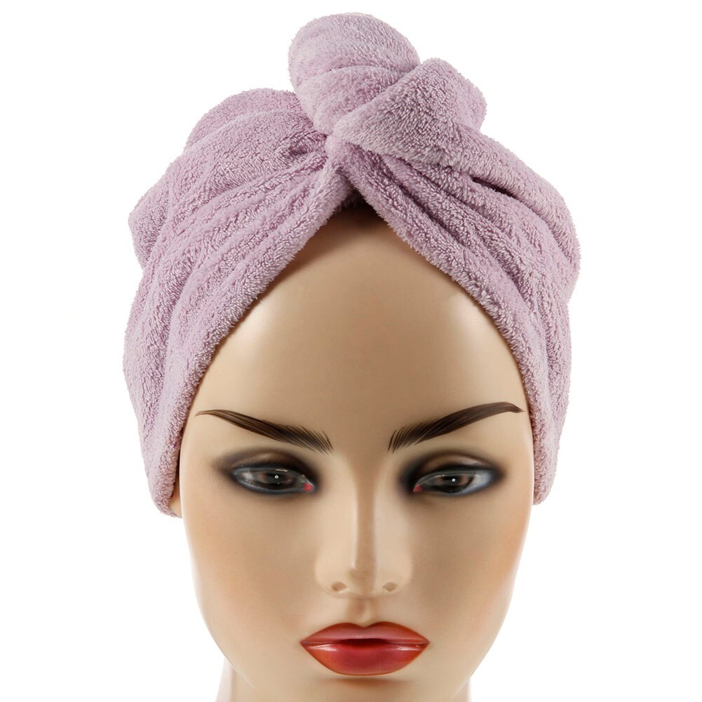 Schnelle Trockene Handtücher Mikrofaser Stoff Trockenes Haar Hütte Dusche Kappe Dame Turban Schlecht Handtuch Saugfähigen: PP
