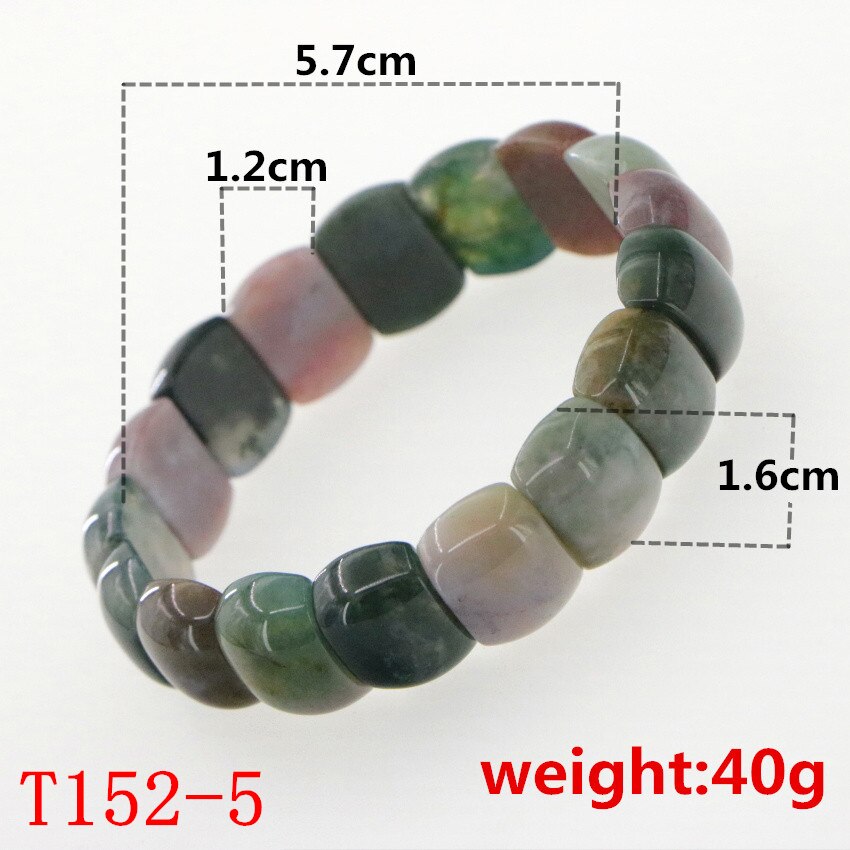 WUBIANLU-Bracelet en pierres d'agates naturelles pour femmes, 8 Styles, de luxe, tendance, diversifié, , Bracelets porte-bonheur: T152-5