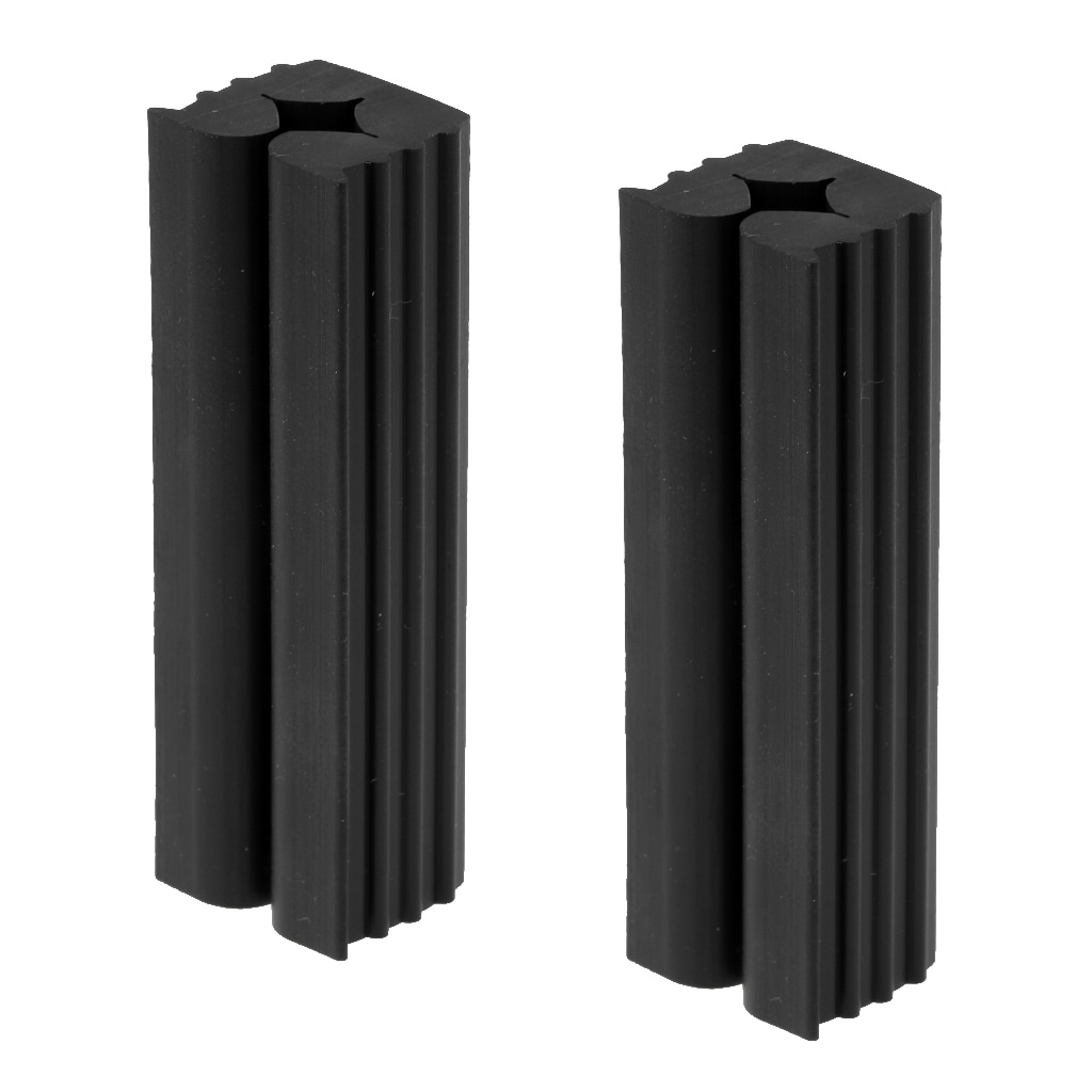 2 peças de borracha golf vice grampos para golf club/eixo/emocionante reparos preto