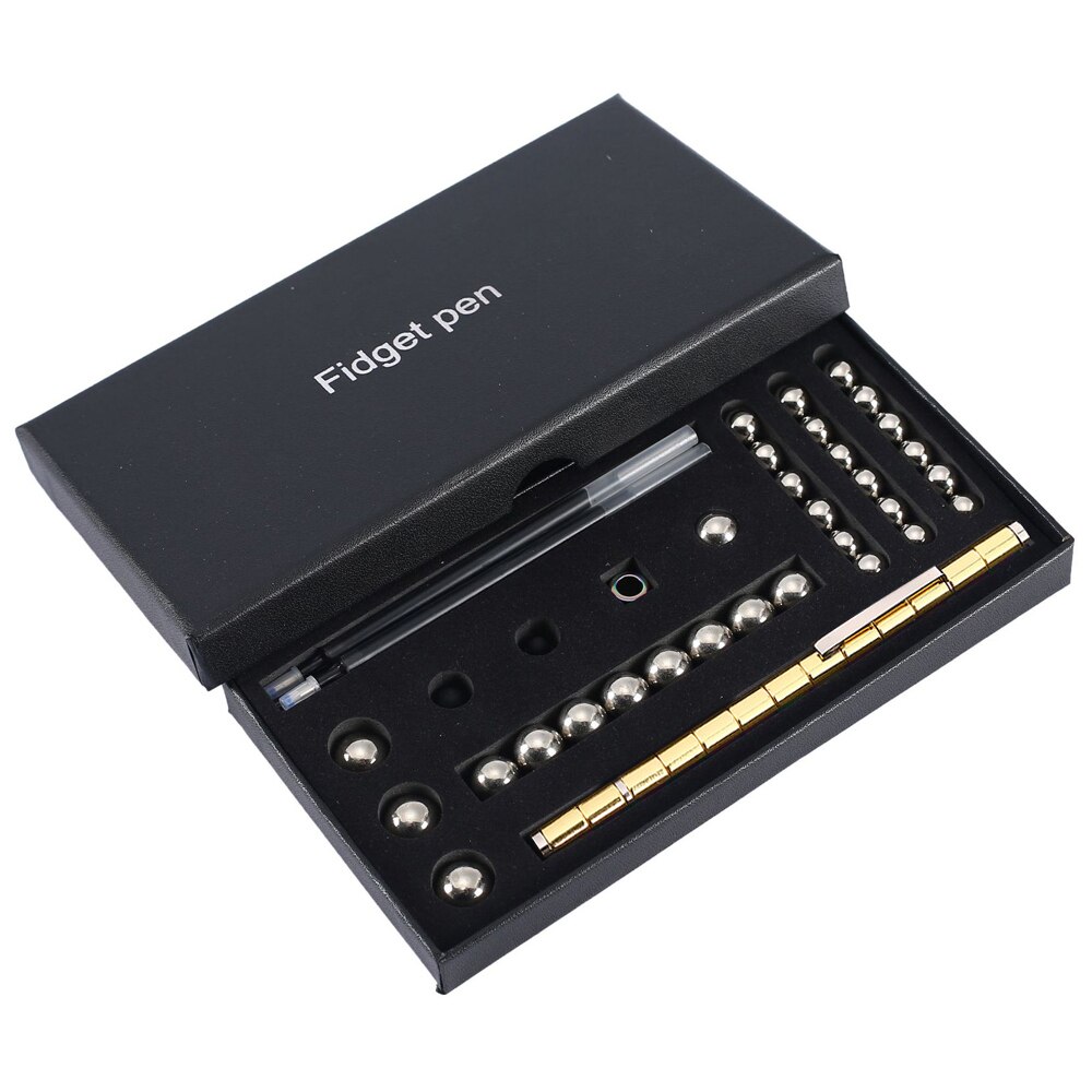 Metal Magnetic Pen Decompression Toy Gel Pen Multifunction Fidget Touch Pen School Office Writing Stationery: 10