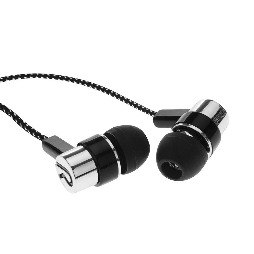 Moda In-Ear fone de Ouvido Estéreo Fone de Ouvido fone de Ouvido Fio Trançado esporte fone de ouvido para a execução de música Do Telefone PC Fone de Ouvido