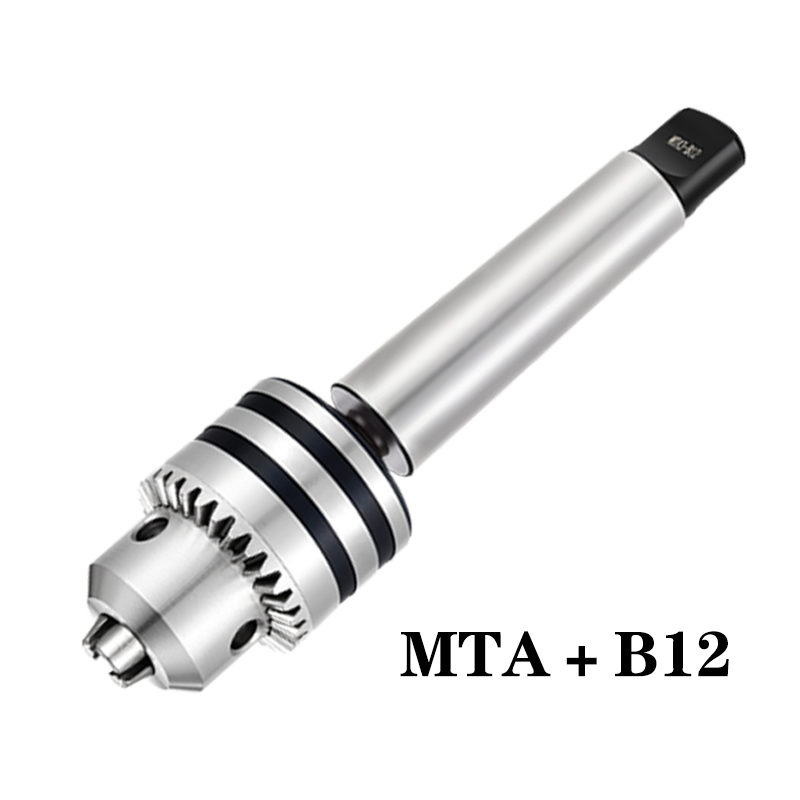 MT1 MT2 MT3 MT4 B10 B12 B16 B18 0.6-6/1-10/1-13/3-16/5-20 Morse Tapper Shank Drill Chuck Arbor Lathe CNC Drill Machine Wood: black / 23.0mm