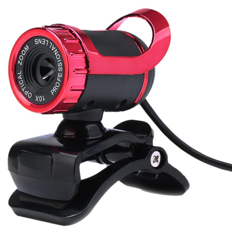 USB 2.0 360 Degree Webcam Web Camera HD 50MP with MIC Clip-on for Computer PC Laptops