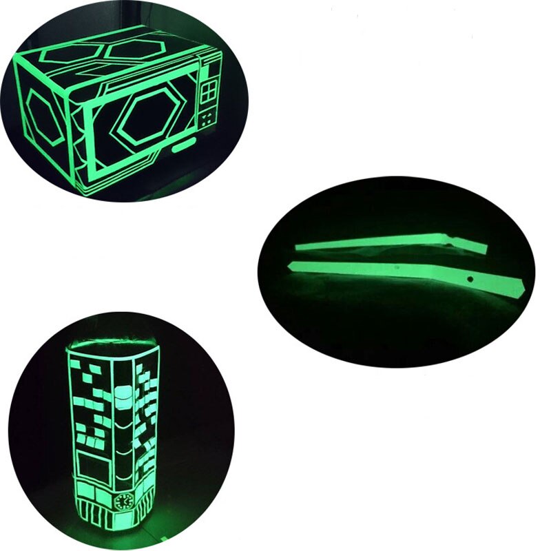 Tape Luminous Self-adhesive Tape Glow in The Dark Stage Safety Warning Party Emergency Logo Halloween Christmas Xmas