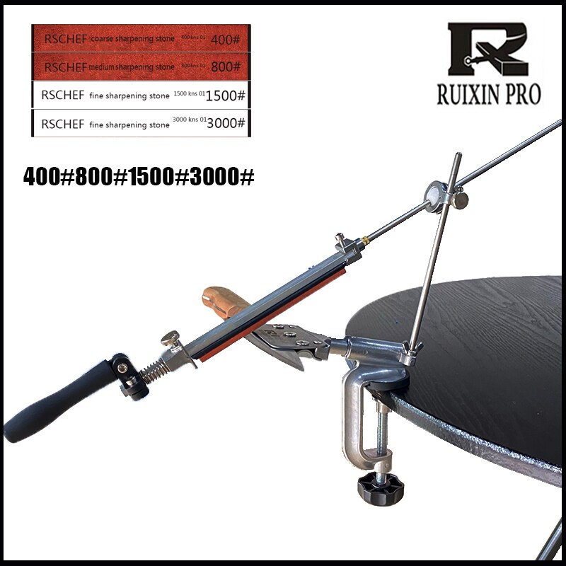 Ruixin Pro Knife Sharpener Fixed Angle Sharpener, Fixed Angle, Sharpening Tool Kitchen Knife, Scissors: I