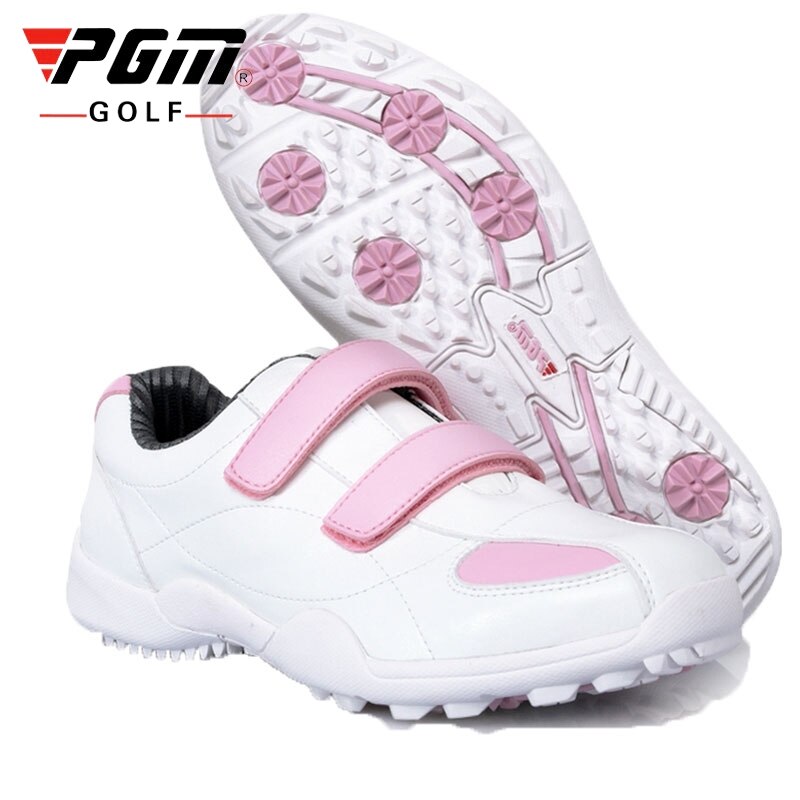 Pgm , zapatos de Golf antideslizantes para mujer, zapatillas ligeras transpirables de Golf/tenis, zapatillas de deporte de cuero suave AA10098