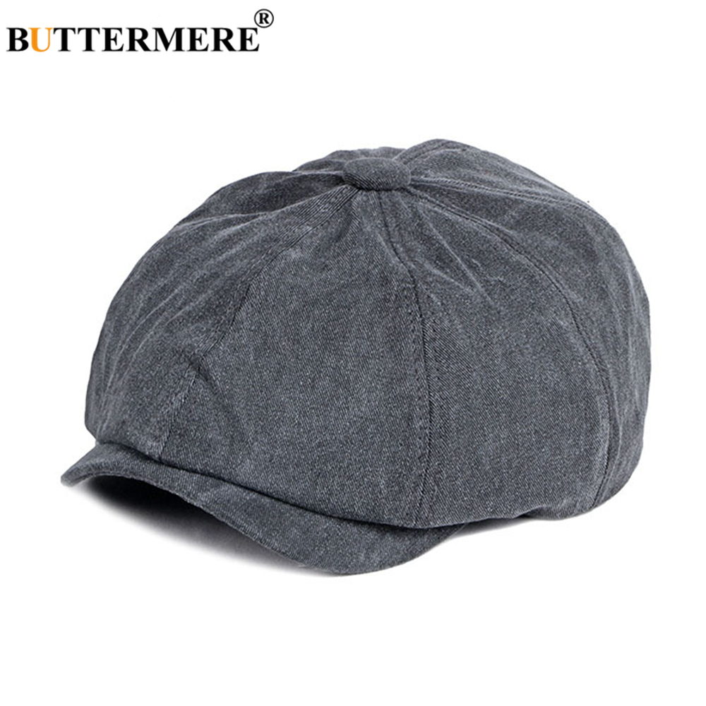 Papillon Do vieux coton, casquette de livreur, chapeau d&#39;hiver pour hommes et femmes, casquette octogonale Vintage, béret de peintre, noir, kaki, café