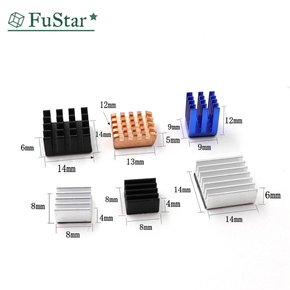 12 Pcs/Set Heat Sink Aluminum Copper Radiator Cool... – Grandado