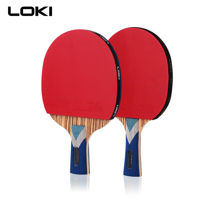 Originele Loki 6 Ster Pro Tafeltennis Racket Wrb Carbon Blade Ping Pong Bat Paddle Pingpong Tabletennis Met Ittf Rubber