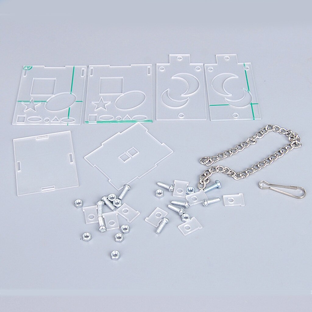 Parrot Foraging Device Educational Toys Parrot Acrylic Puzzle And Fun Feeding Box Assembly Bird Toys Foraging Device