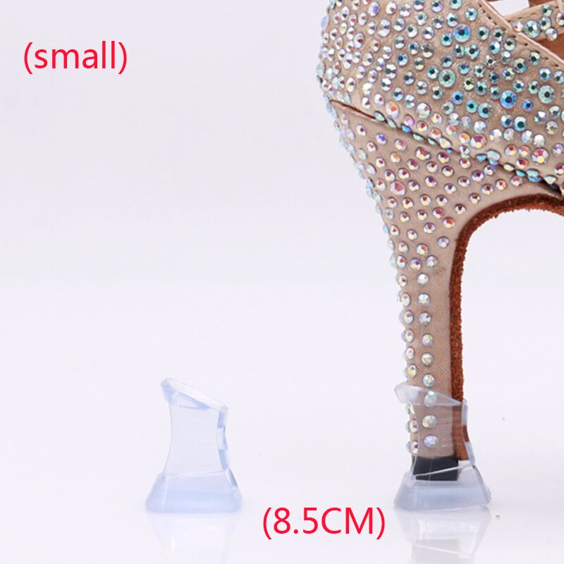 Latin dansschoenen ballroom dans Hak Stoppers Antislip Silicone Hoge Heeler protector voor 7.5 cm/9 cm/10 cm/8.5 cm