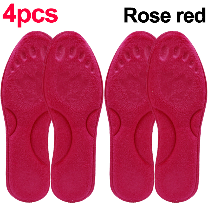 2Pairs Self Heating Insoles Thermostatic Thermal Insole Massage Memory Foam Arch Support Shoe Pad Heated Pads Winter Men Women