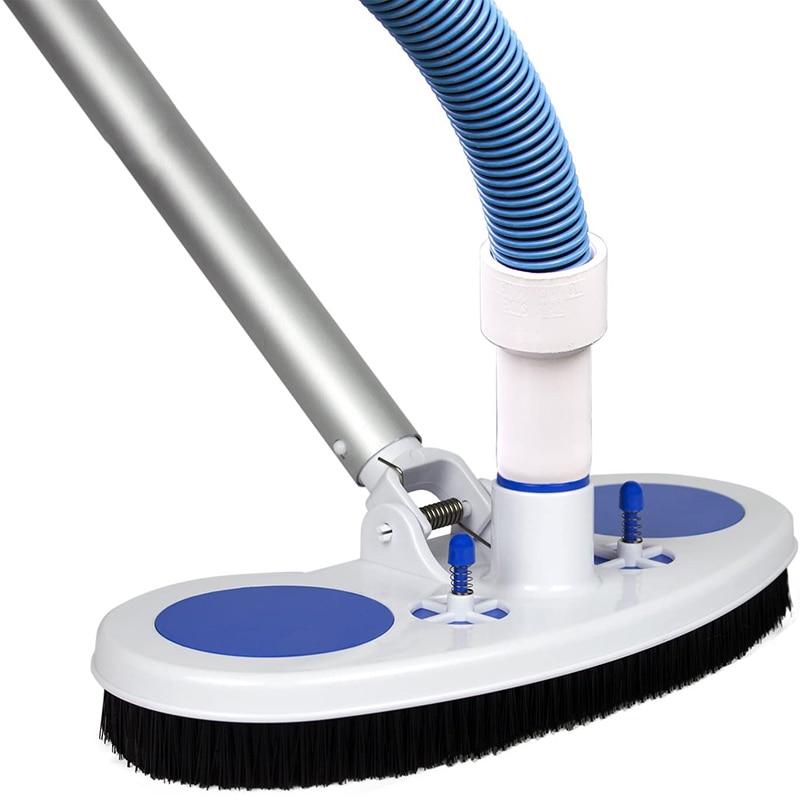 Swimming Pool Vacuum Head Brush Cleaner Above Ground Cleaning Tool Pond Fountain Vacuum Brush Cleaner Garden Supplies