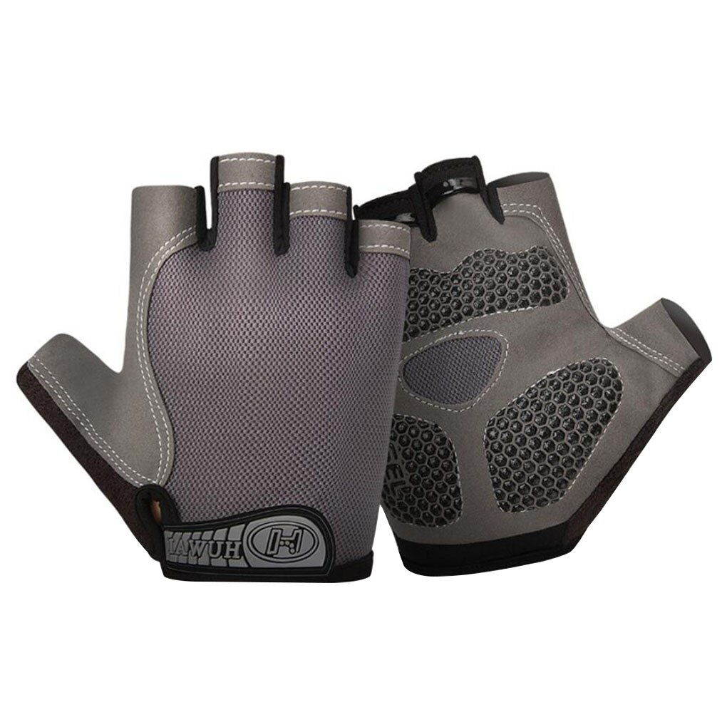 Racefiets mountainbike antislip handschoenen dames heren mtb fiets sport handschoenen wanten: Grijs / Xl