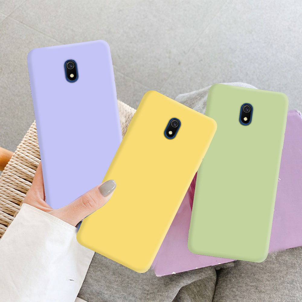 Pour Xiaomi Redmi 8A Coque arrière en Silicone liquide pour Xiaomi Redmi8A coques de téléphone pour Redmi 8A Fundas Coque