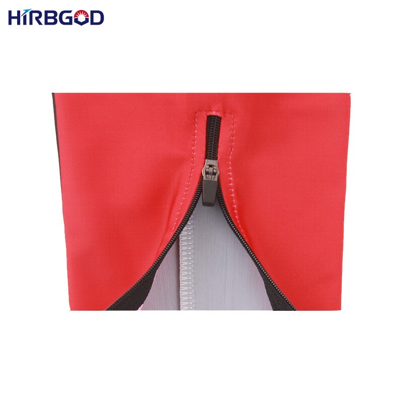 HIRBGOD-Calentadores de piernas de ciclismo para hombre, protección de piernas para ciclismo de montaña al aire libre, color rojo y negro, PD002,