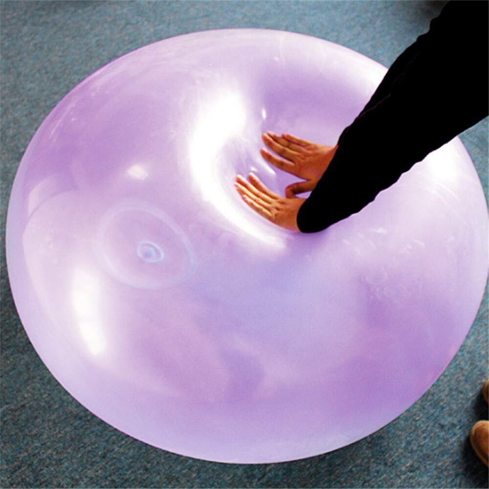 Bubble Ball Kids Water Bubble Ball Indoor Outdoor Inflatable Ball Games Soft Air Water Filled Bubble Ball Blow Up Balloon Toy