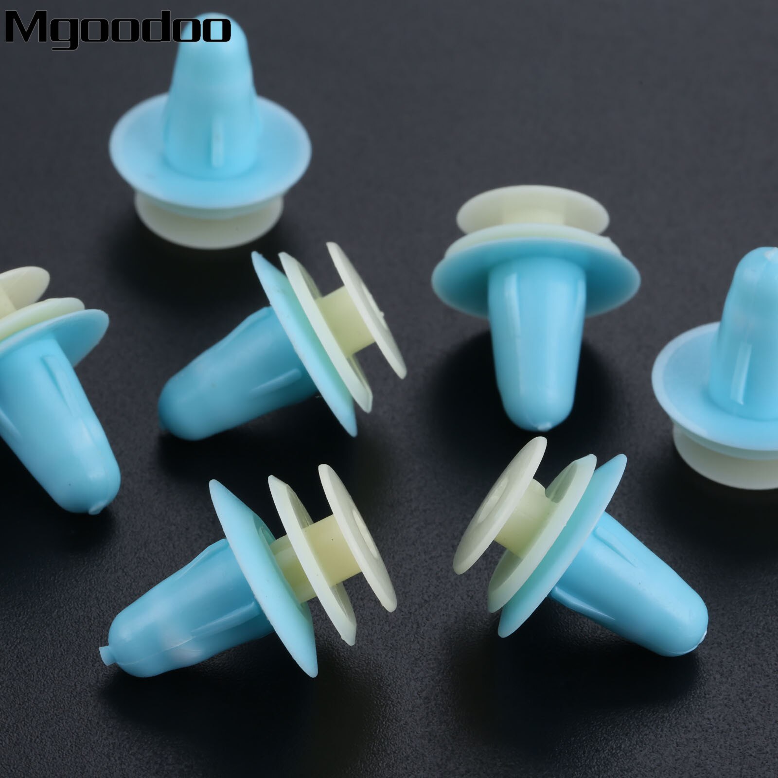 Mgoodoo-sujetadores de plástico para puerta de coche, Clip fijo a juego para puerta Interior, macho y hembra, apto para V W, Honda, Toyota, 50 Uds.