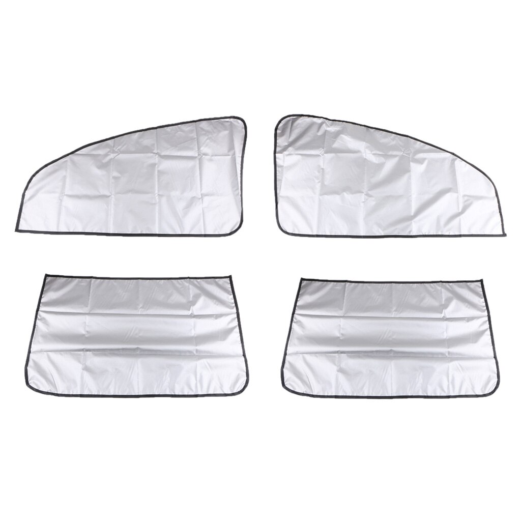 Cortinas protectoras magnéticas para ventanas laterales oblicuas de coche, parasol, 2 unidades