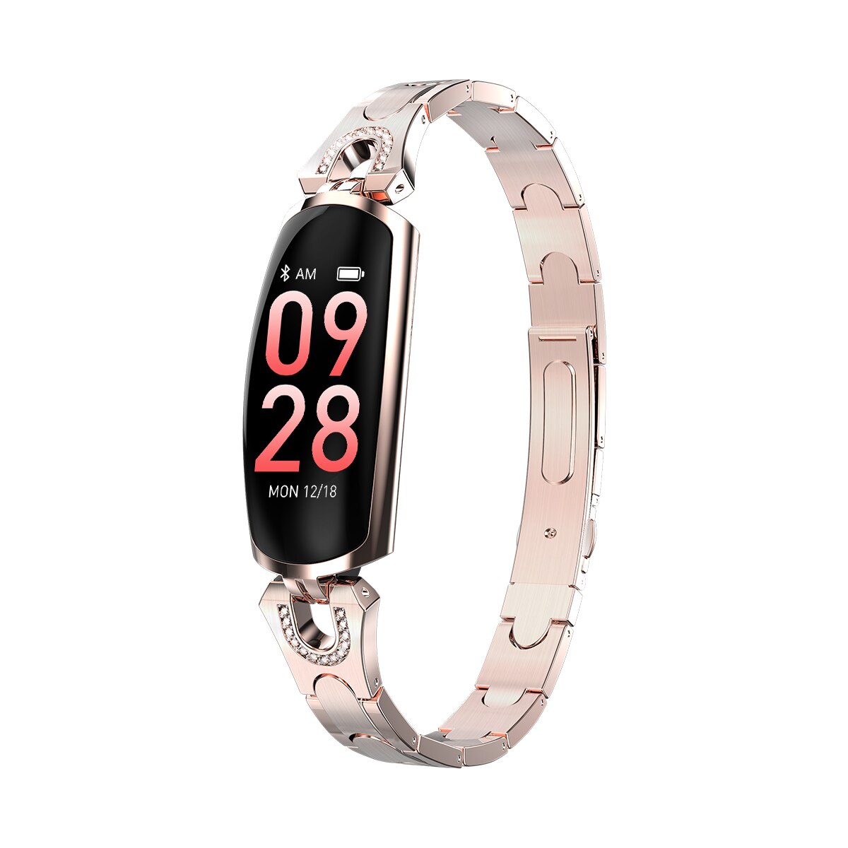Ak16 vrouwen fitnessarmband hartslag bloeddruk fitness tracker smartwatch voor android ios