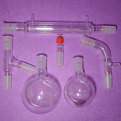 24/40, 500 ml, destillation Gerät, vakuumdestillation Bausatz, laborglas