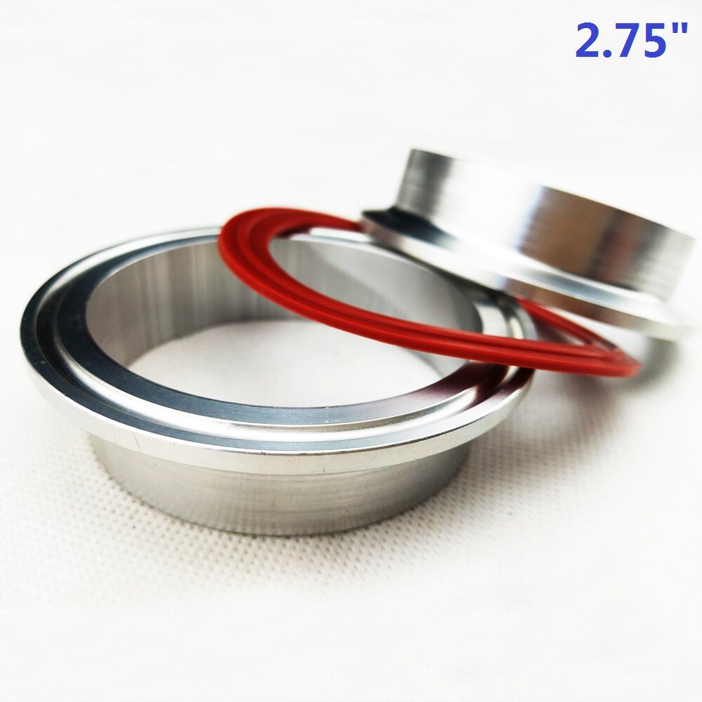 1.5-4.0 tum aluminium fläns bil avgasrör v band klämma o ring tätning legering v band fläns endast fläns: 2.75 tum