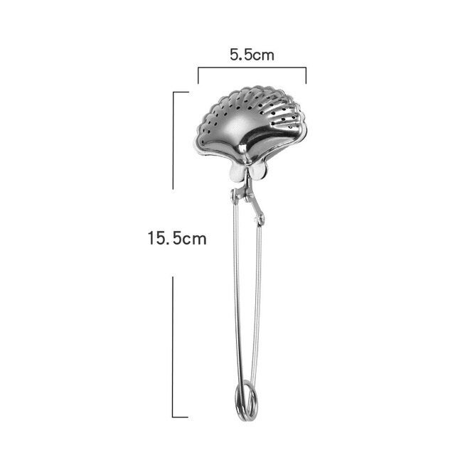 Gold Tea Infuser Stainless Steel Shell Heart Star Pattern Reusable Tea Coffee Strainer Tea Tools Teapot Accessory 1pc: style 9