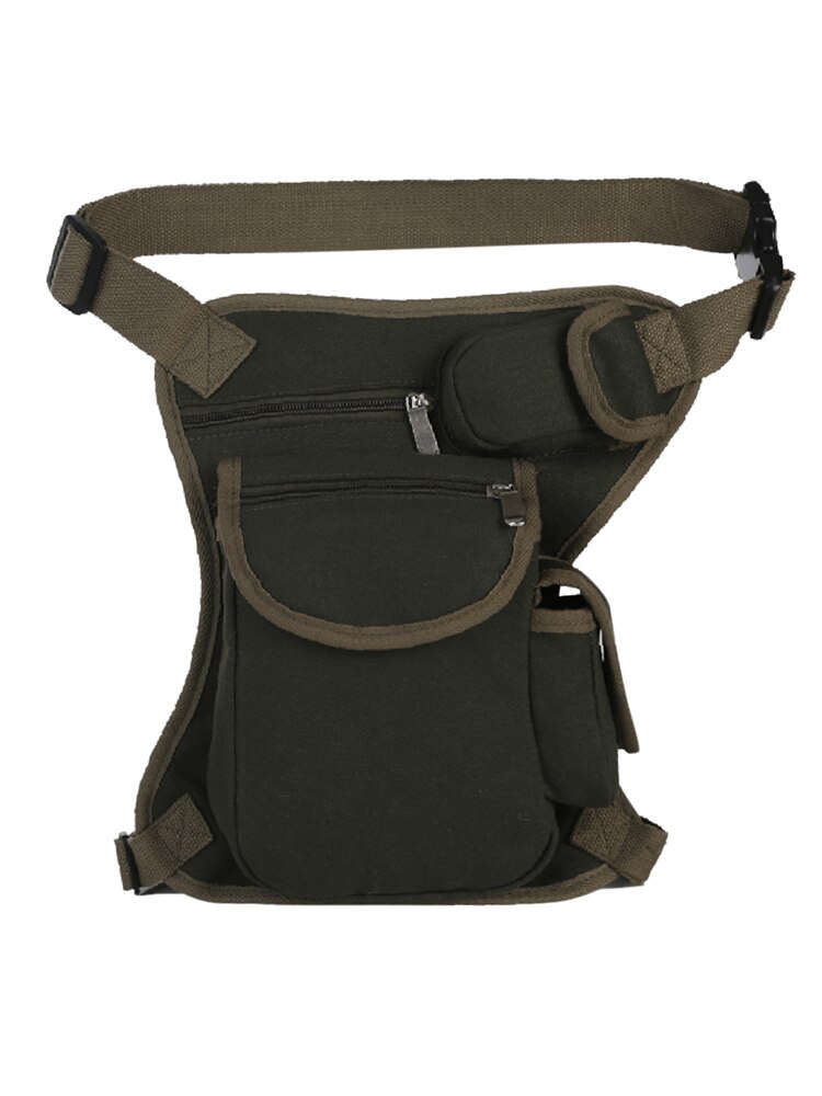 Altbest sport taille tas voor Heren Outdoor Sport multifunctionele Been Tas Grote Capaciteit Zakken effen kleur mannelijke beenzak #920g35