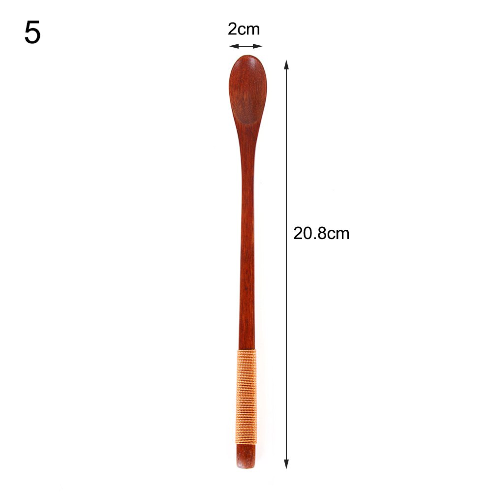 Palitos de madera para hojas de té, utensilios de cocina de bambú negro, utensilios de especias, 180x10x10mm: 4