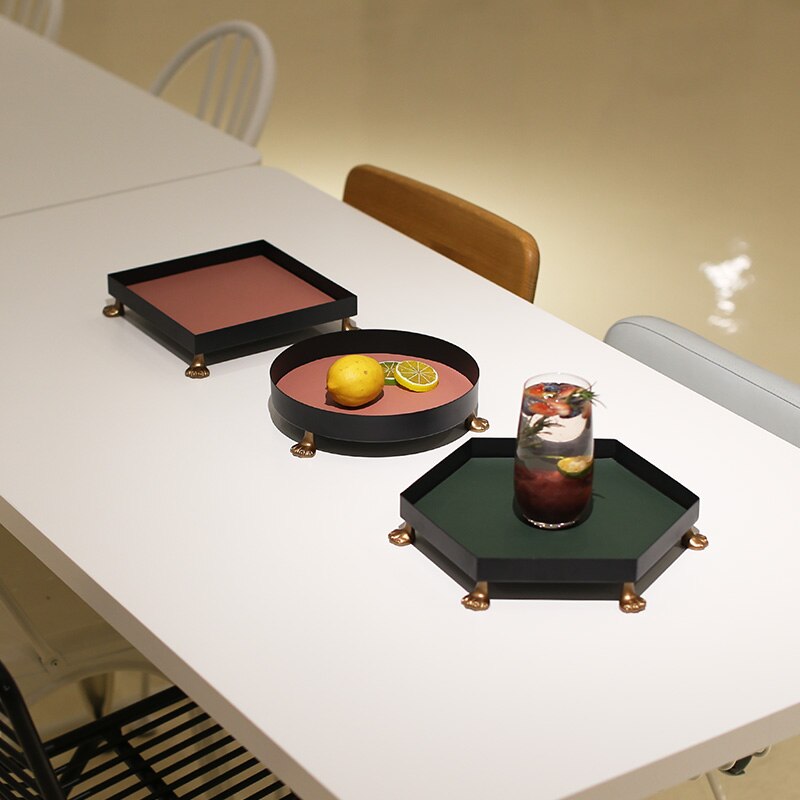 Metal Dice Storage Tray for DND Role Playing Table Games Dice Rolling Jewelry Cosmetic Storage Display Trays