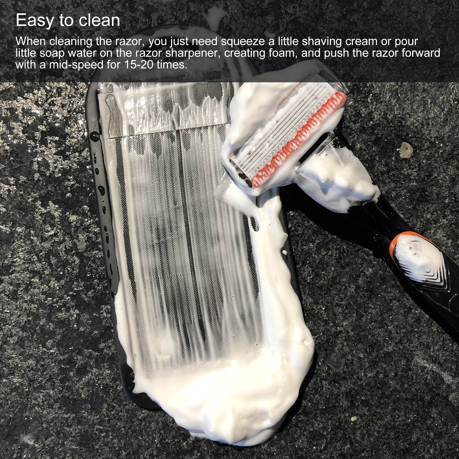 Sharpener Razor Blade Extend Life Of Silicone Easy Razor Blades Clean Shaving Cream Safe Prefect Clean Shaving Tool For Men