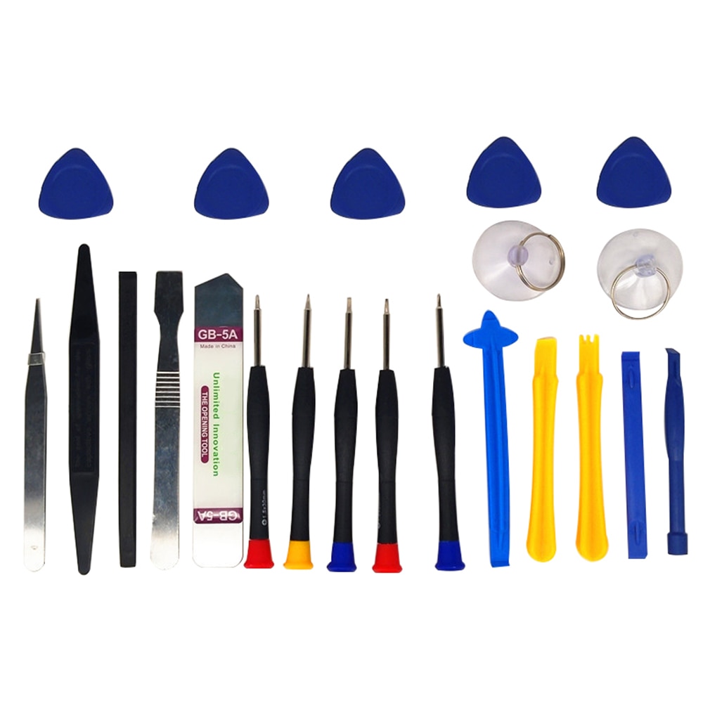 22Pcs Mobile Phone Repair Tools Kit Pry Opening Tool Screwdriver Set for iPhone 7 Samsung Phone Hand Tools Set