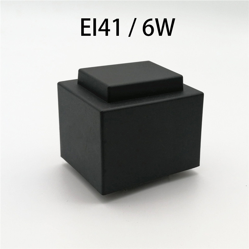 EI41 6W 6VA AC 220V zu AC 9V 12V 18V 24V Mini versiegelt Plug-In PCB Board 4P 7P 9P 2+2 2+5 4+5 Pin Power gekapselter Transformator