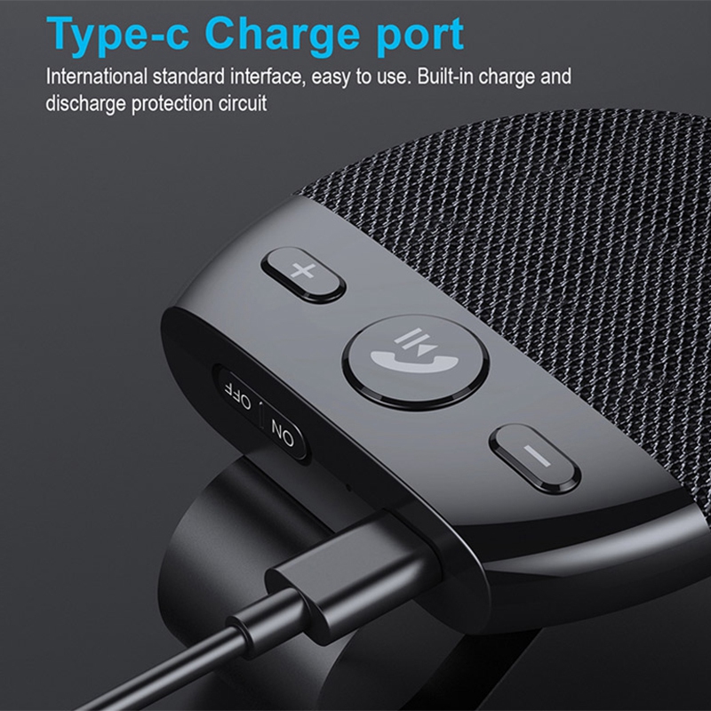 Bluetooth Car Wireless Handsfree Speakerphone Audio Receiver Car MP3 Player with Microphone Support 2 Phone Connected