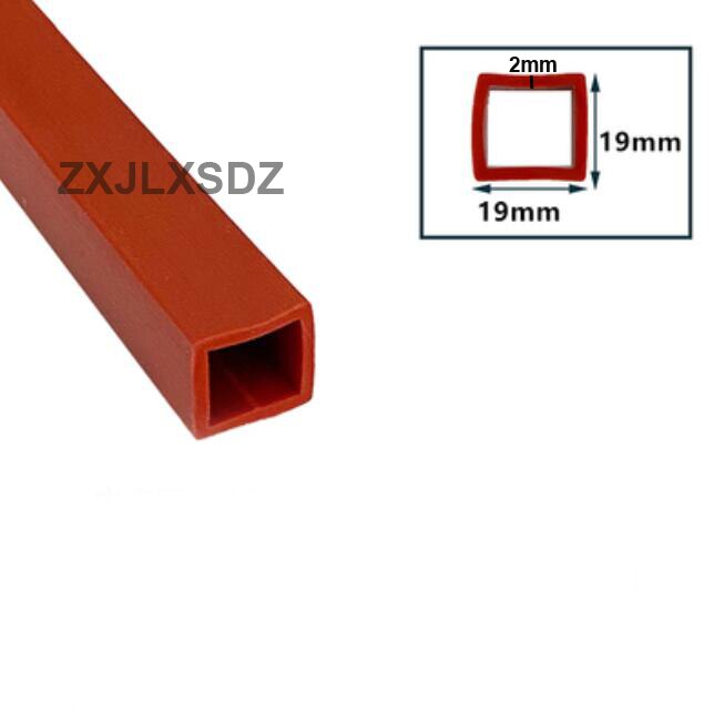 Silicone square tube sleeve high temperature resistant package profile hollow square tube silicone square sealing strip: Type 8