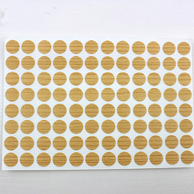 96Pcs/Sheet Pvc 15Mm Zelfklevende Decoratieve Films Meubels Schroef Cover Caps Stickers Hout Ambacht Bureau Kast ornament: 15