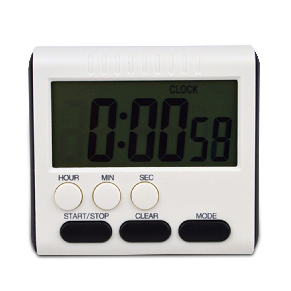 Digital Time Large LCD Digital Kitchen Timer Alarm Count Up&amp;Down Clock 24 Hours