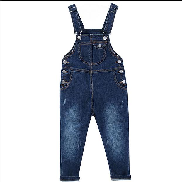Pantalones vaqueros con tirantes de vaquero para niños, pantalón con cinturón coreano para niños de 4 a 13 años, primavera: 10 años