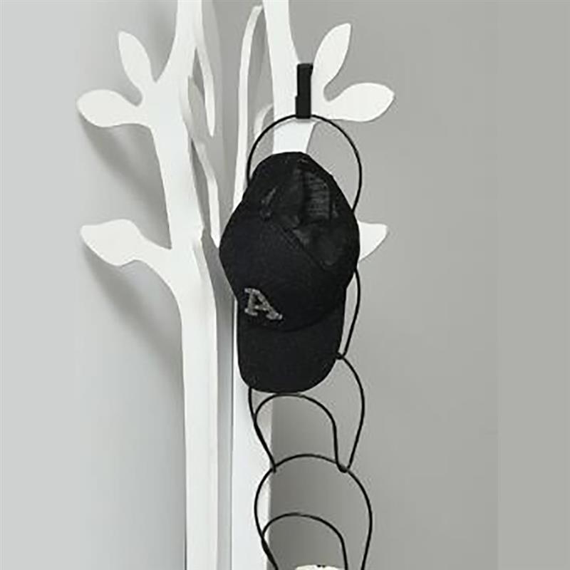 Iron Wire Hook For Placing A Hat, Stackable Chain Hat Display Stand, Clothes Bag, Tie, Neck Scarf, Iron Ring Placement Rack