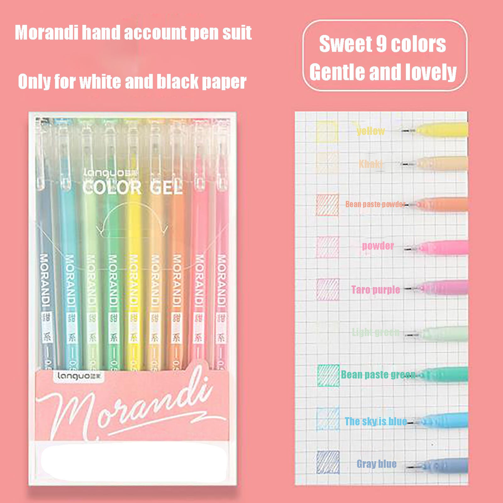 24pcs/set Colorful Double Line Pen Highlighter Fluorescent Marker Candy Color Student Multicolor Hand Note Pen For School Poster: A