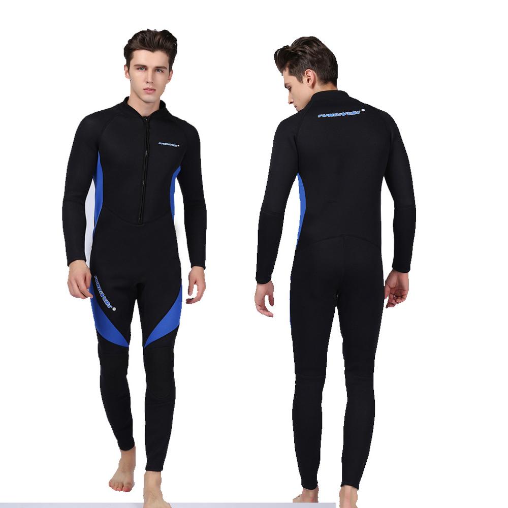 1PC Men Diving Suit Full Body Scuba Wetsuit Surf Swimming Long Sleeve Wetsuit Men Women Surfing Wet Suit Full Bodysuit Soft