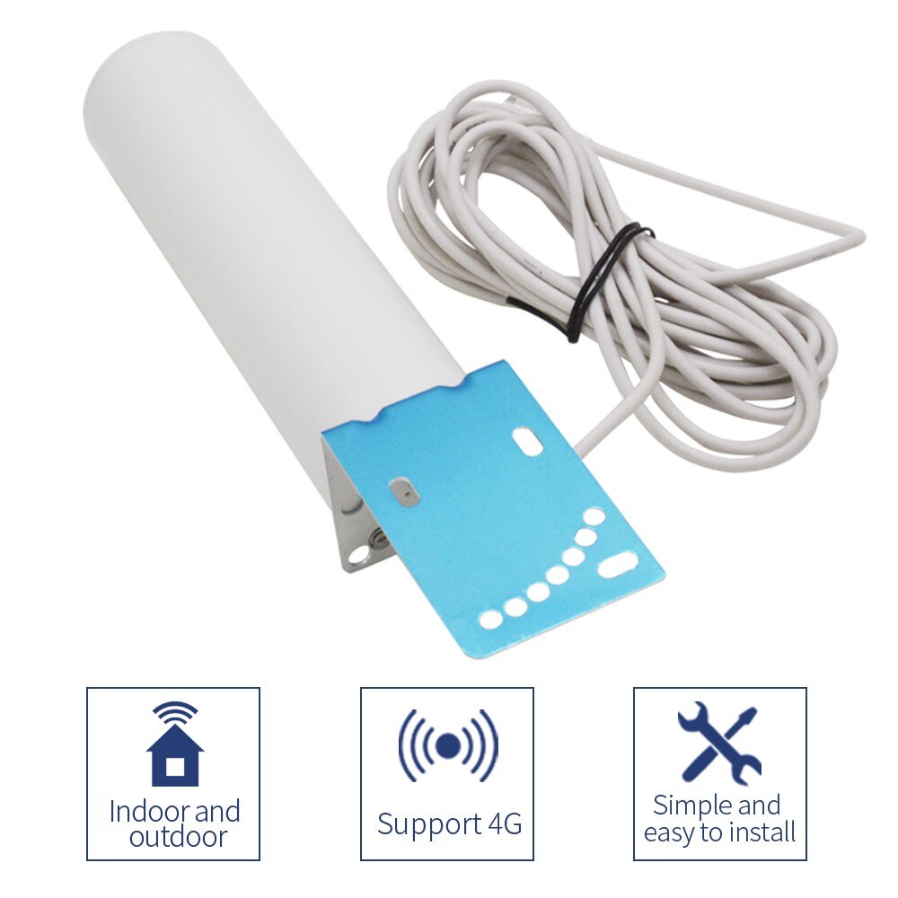 3g 4g buitenantenne 12 dbi met 5m/10m kabels en n-mannelijk voor gsm cdma dcs wcdma modem router